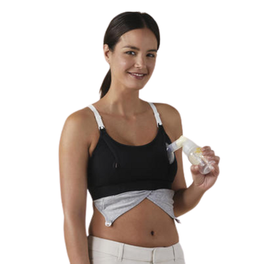 Bravado Designs Clip and Pump Hands-Free Nursing Bra Accessory Black